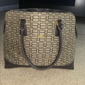 Balenciaga Beige and Black Shoulder Bag